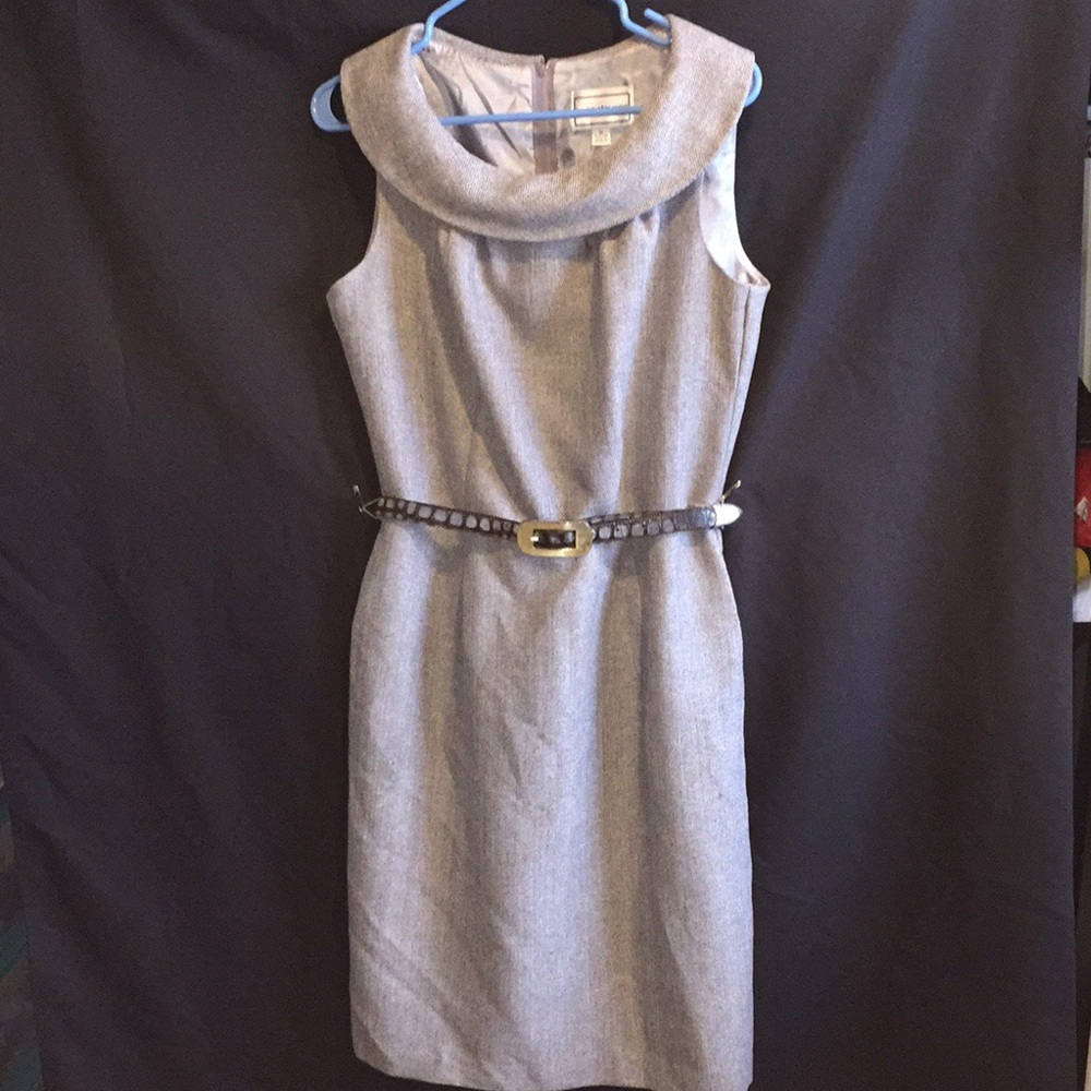 Wool-blend dress